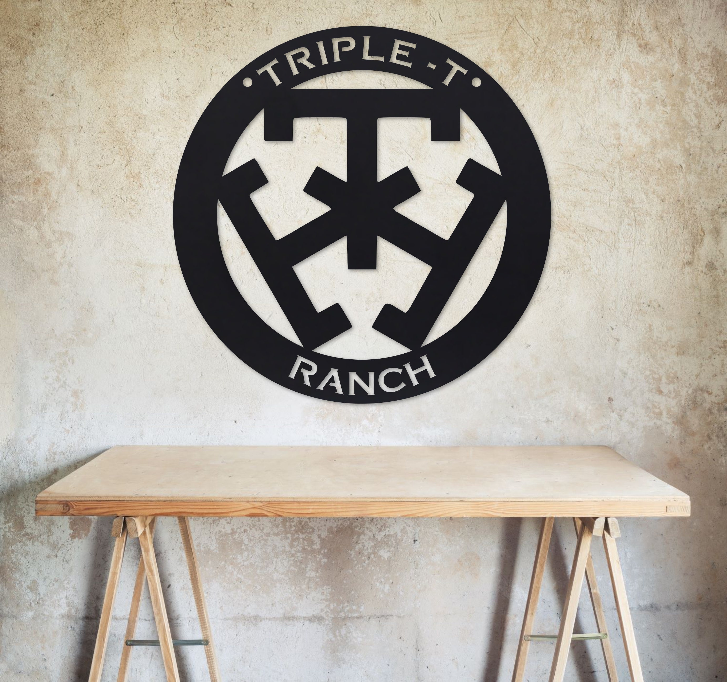 Custom Metal Cattle Brand Sign - Ranch - Farm - Personalized Gift - Family Name Sign - Family Homestead - Personalized Gifts - Wall Art